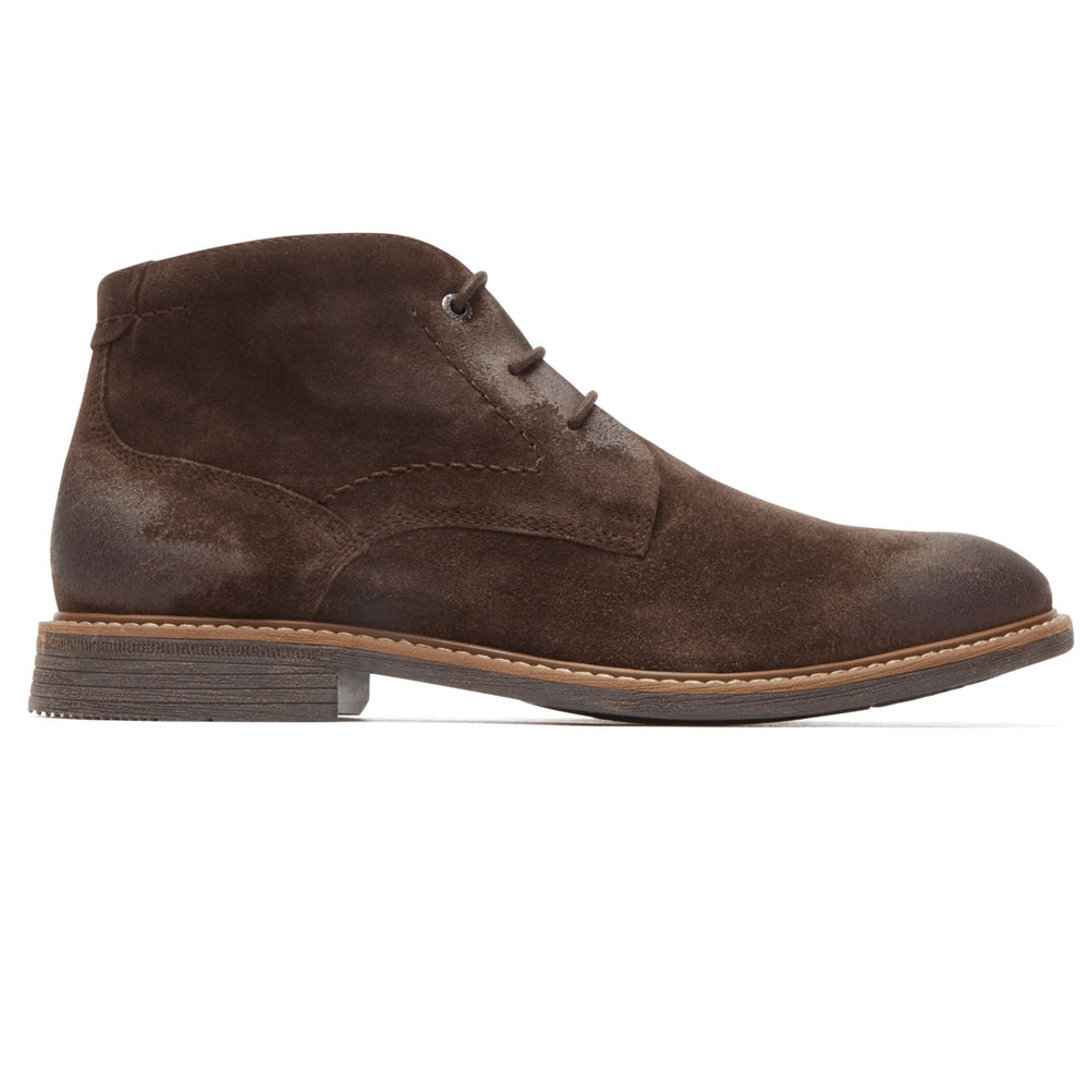 Rockport Mens Boots Brown - Classic Break Chukka - UK 534-LUWVGX